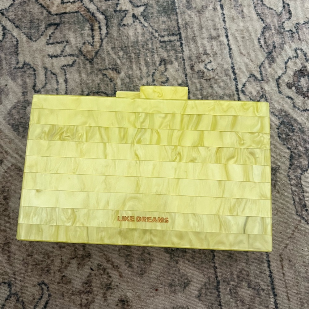 Like Dreams Yellow Clutch